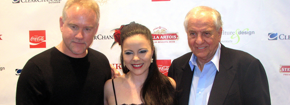 Burbank International Film Festival - Sharon with John Debney and Garry Marshall